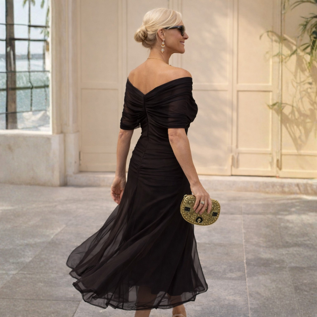 ROSANNA | Off-Shoulder Maxi Dress