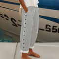 Rea Striped Pants, kleur Black