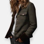 Blaire Tailored Utility Jacket, close-up