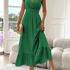 Elara Flutter Sleeve Dress, view 12 – Golden Hour Wardrobe