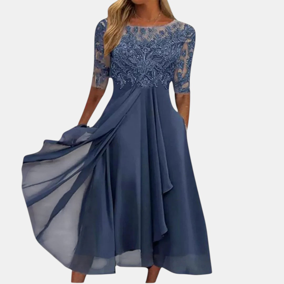 Rhonda Lace Dress, view 1 – Golden Hour Wardrobe
