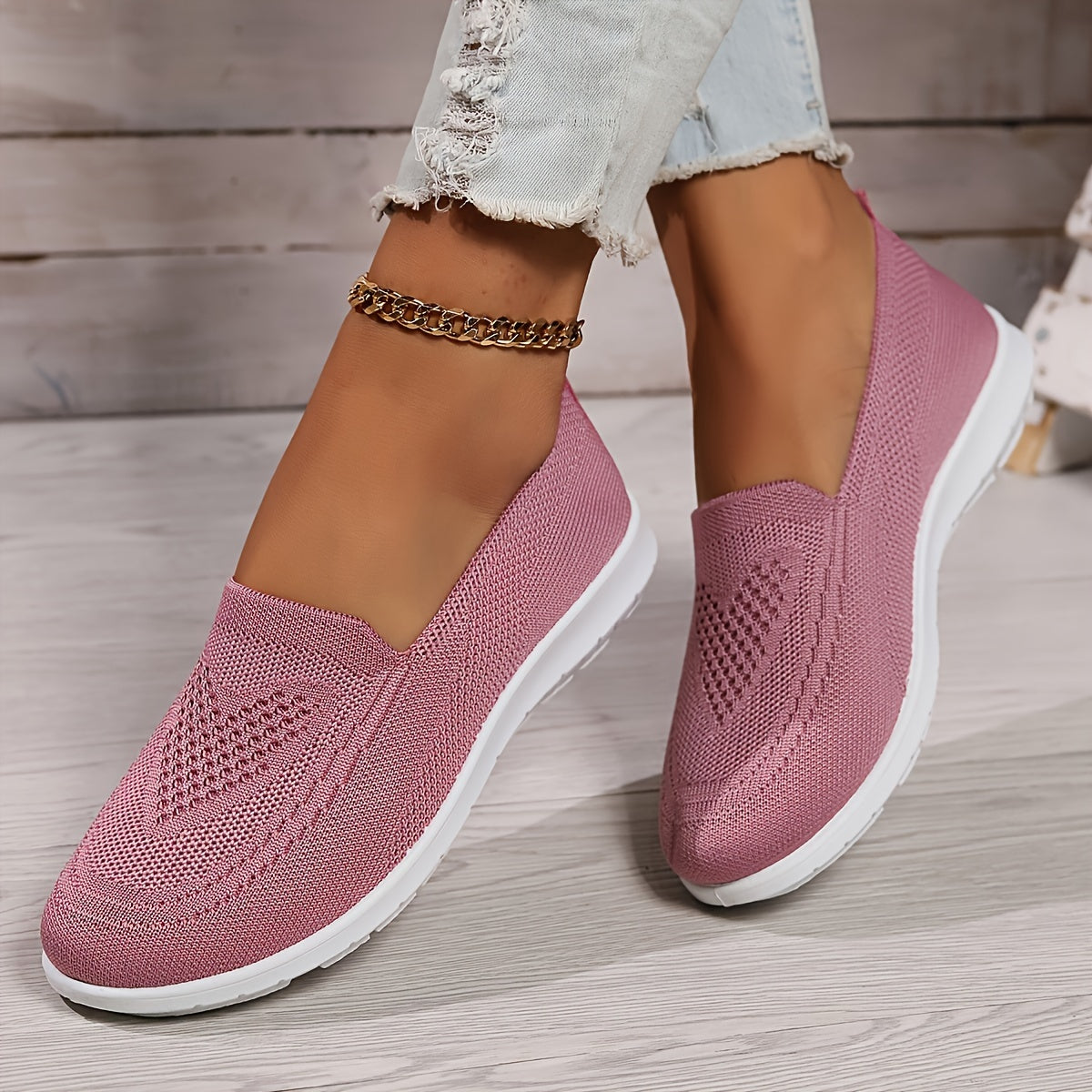 Elara | Women's Orthopedic Knit Slip-On Shoes