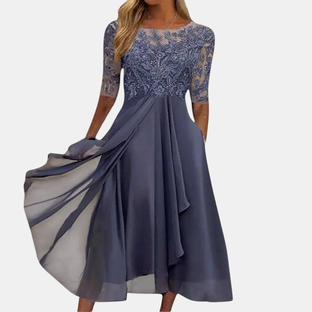 Rhonda Lace Dress, view 5 – Golden Hour Wardrobe