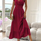Elara Flutter Sleeve Dress, view 14 – Golden Hour Wardrobe