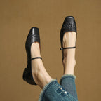 Verity | Square-Toe Flat