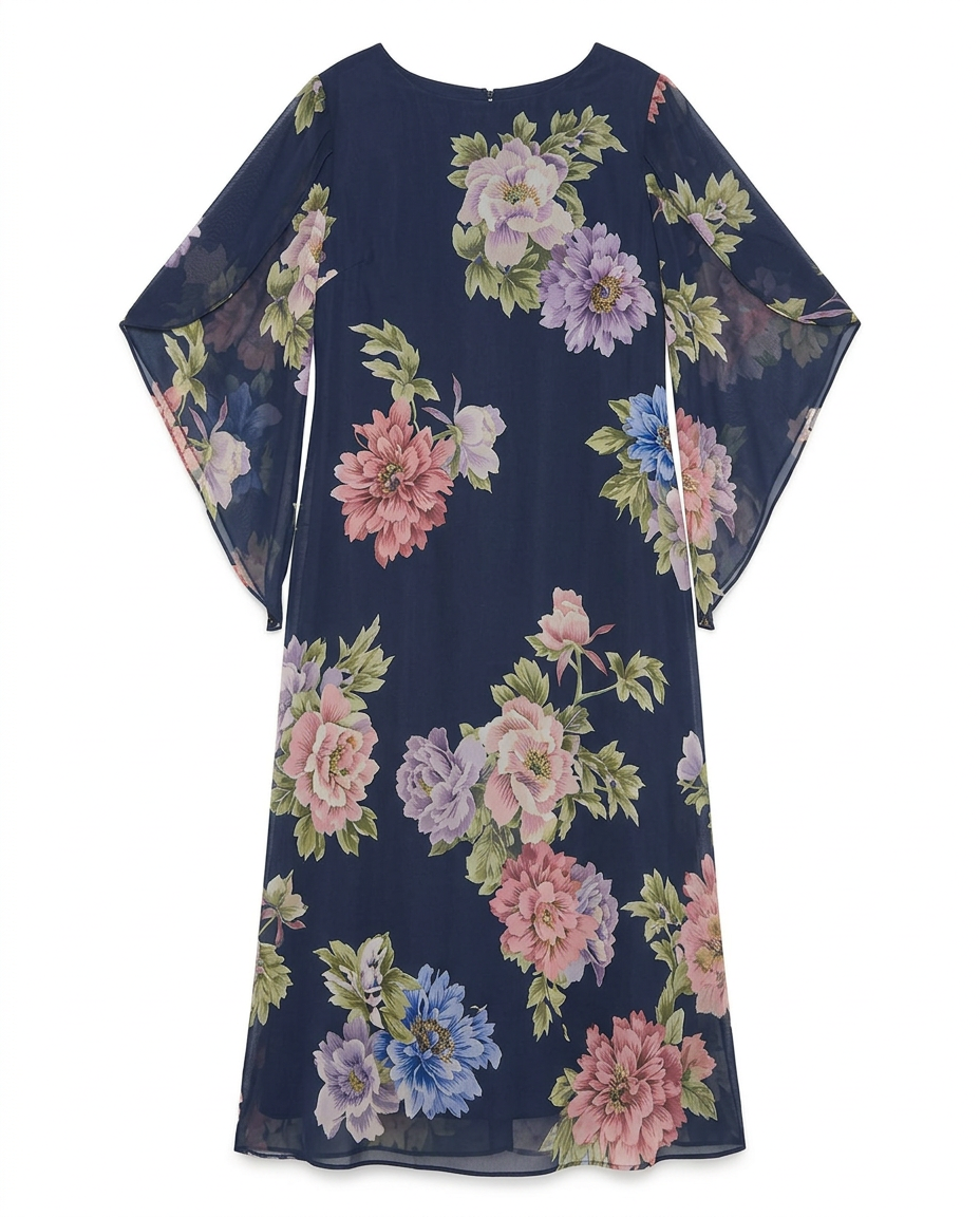 Bianca Floral Maxi Dress product flat lay