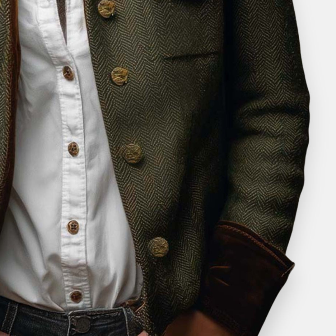 Blaire Tailored Utility Jacket, detail knopen