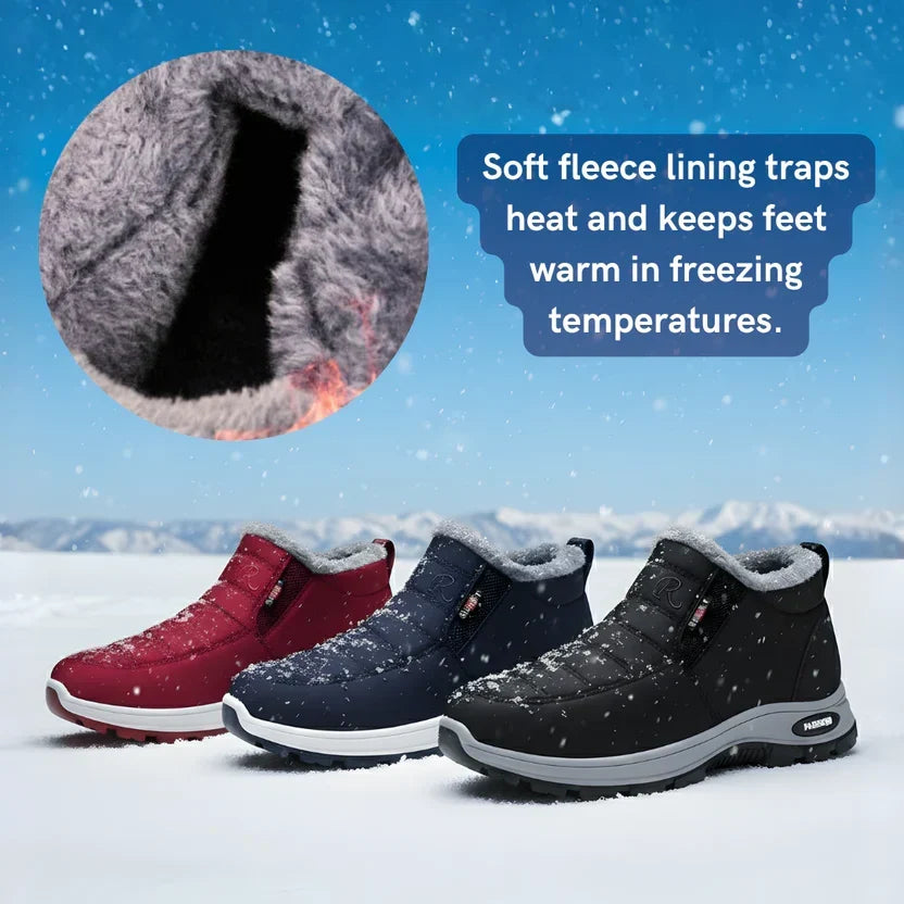 Close-up of the soft fleece lining inside the Sianna boot