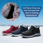 Close-up of the soft fleece lining inside the Sianna boot