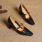 Maela | Genuine Leather Heels