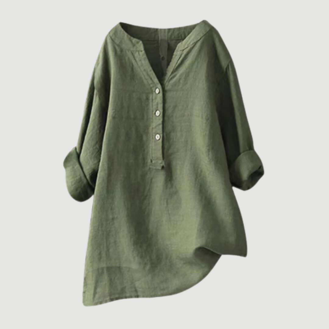 Gail | Airy Button-Down Shirt