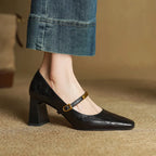 Maela | Genuine Leather Heels