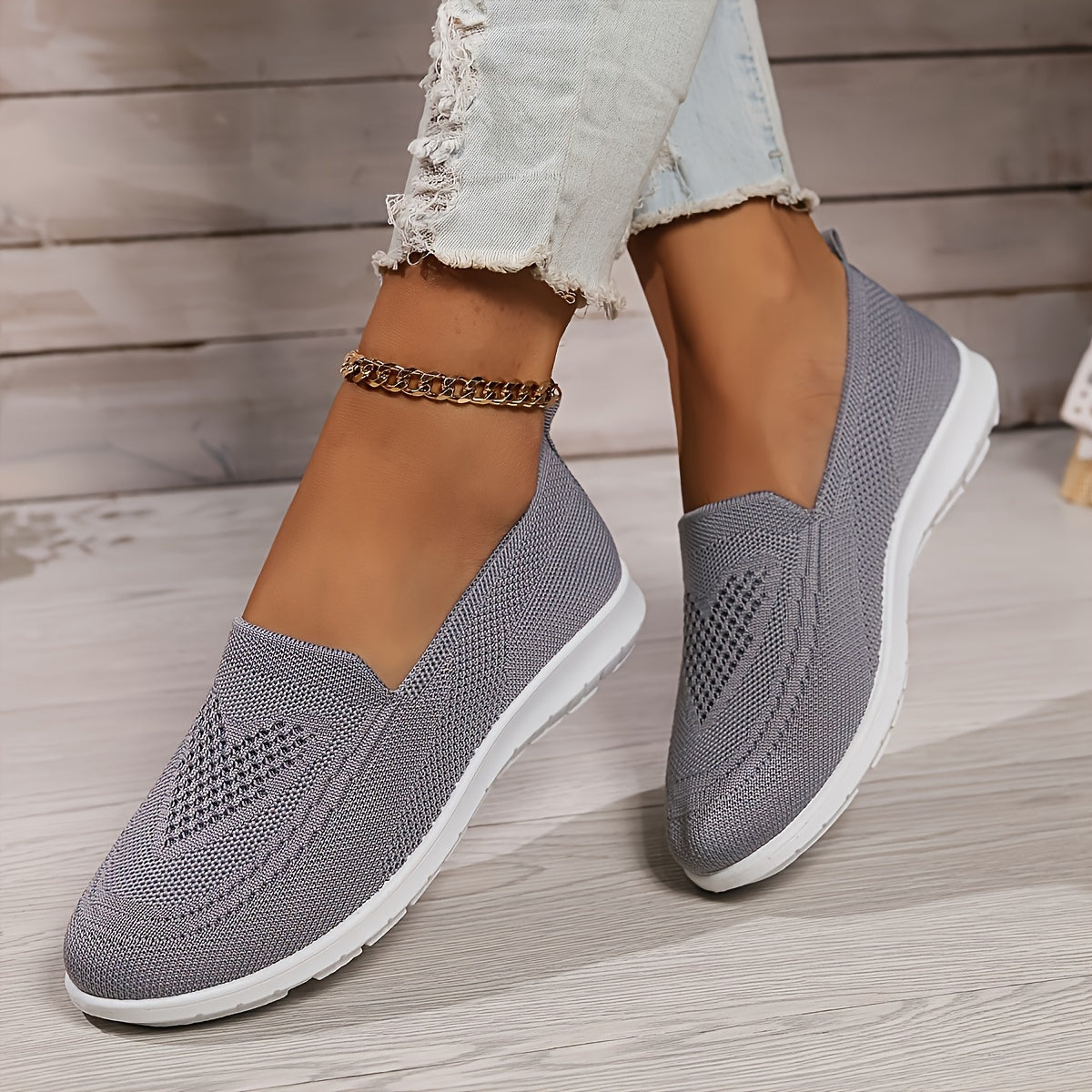 Elara | Women's Orthopedic Knit Slip-On Shoes