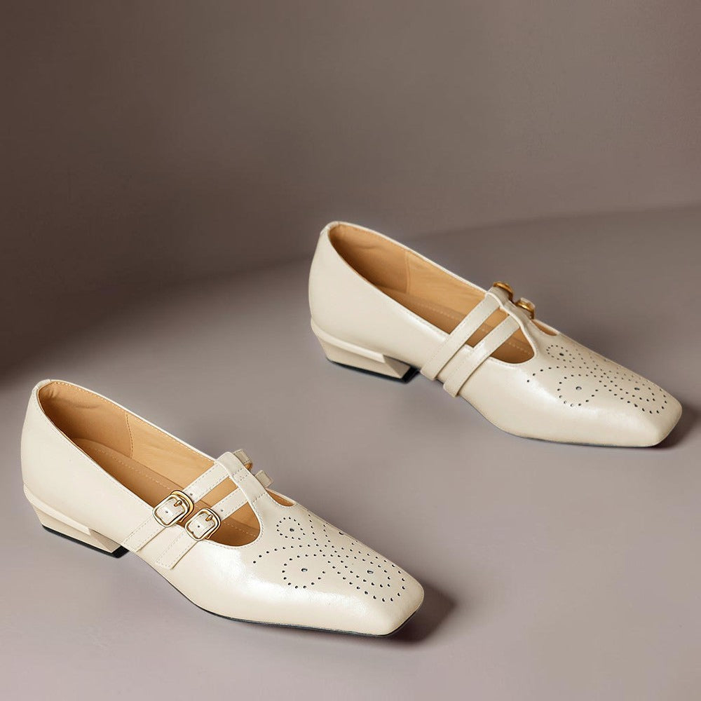 Marisol | Brogued Dual-Strap Pump